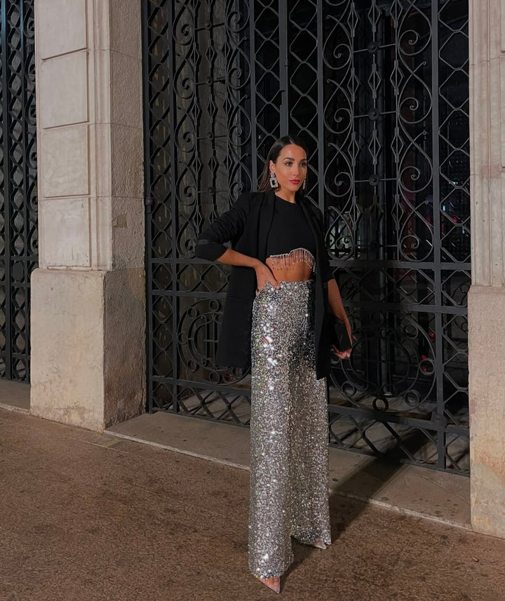 Pantalone Paillettes