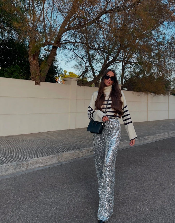 Pantalone Paillettes